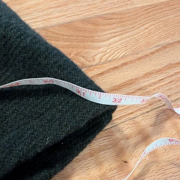 Hooded Wool Viking crop poncho Ren Faire green ✨ - Picture 3 of 4